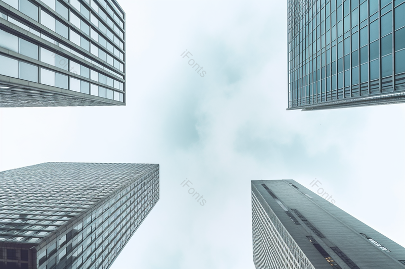 商务大楼仰拍摄影实拍图,高清,摄影图,摄影图片,图片大全,摄影图免费下载